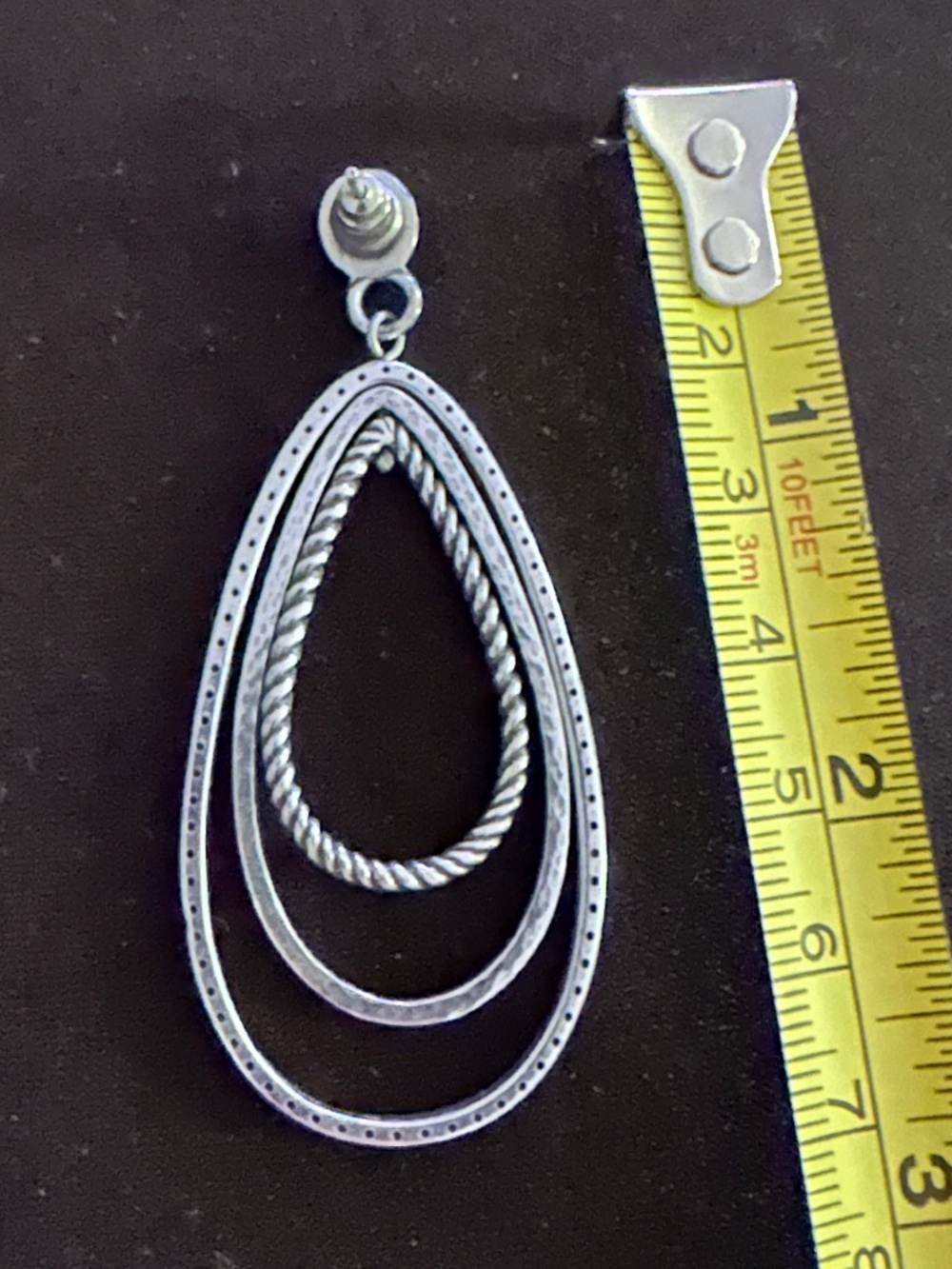 Brighton Triple Teardrop Earrings - Picture 4 of 4